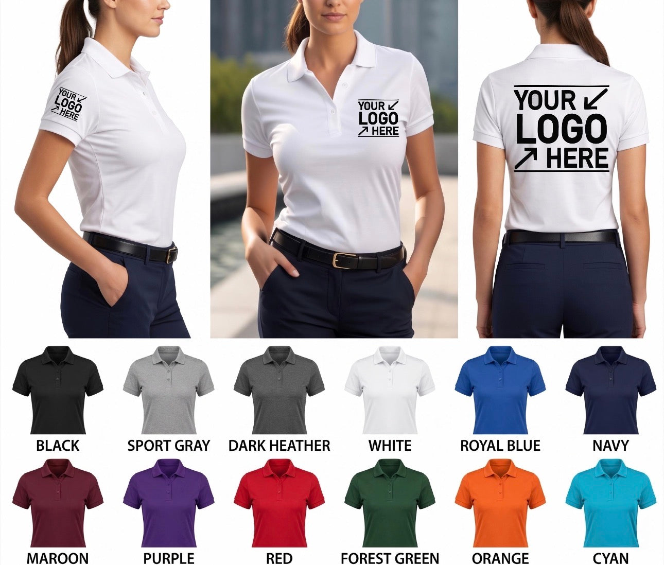 Custom Church Logo Polo