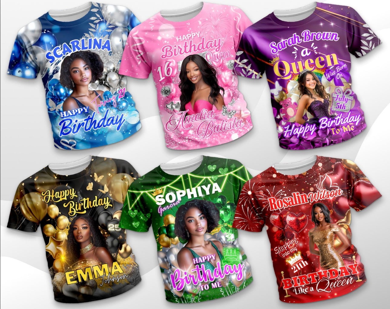 Custom Birthday Photo Shirt

Personalized All-Over Birthday T-Shirt