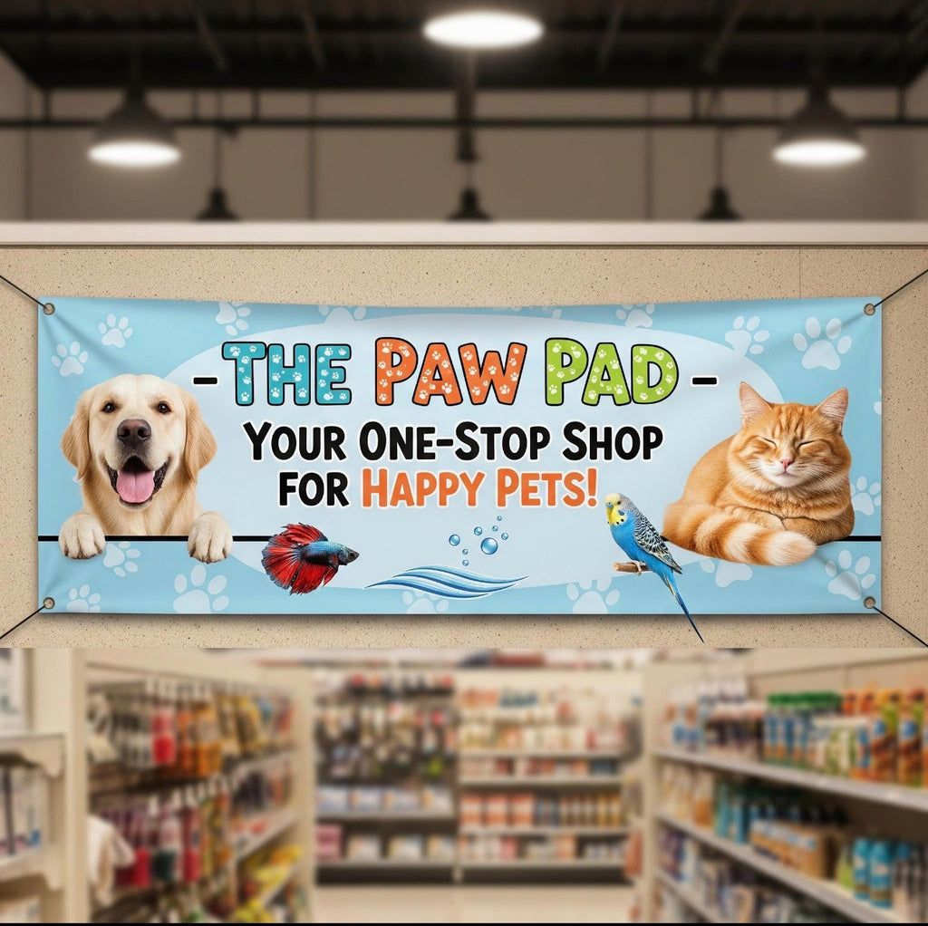 Auto Spa Custom Banner – Full Color Vinyl Banner 3x4