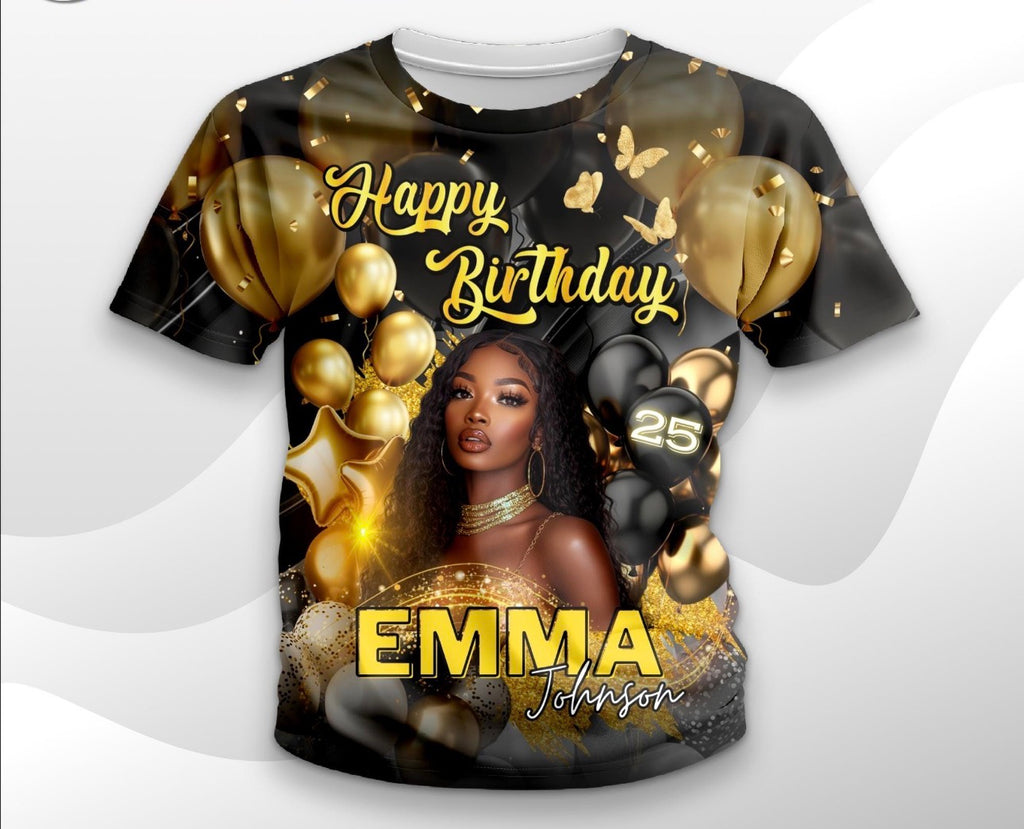 Custom Birthday Photo Shirt

Personalized All-Over Birthday T-Shirt