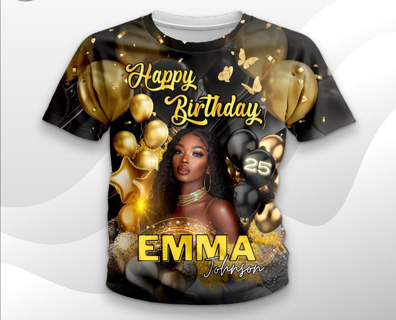 Custom Birthday Photo Shirt

Personalized All-Over Birthday T-Shirt